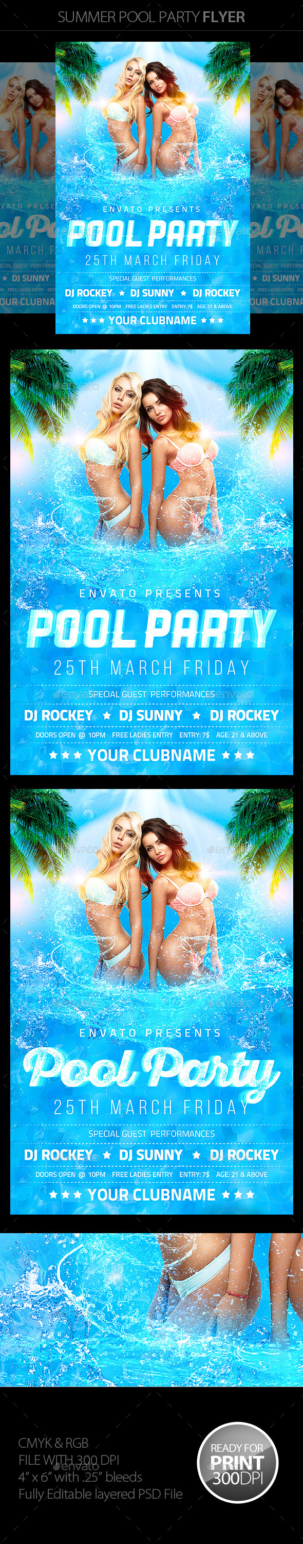 Summer Flyer - Clubs & Parties Events