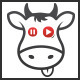 Media Cow - Logo Template by martinjamez | GraphicRiver