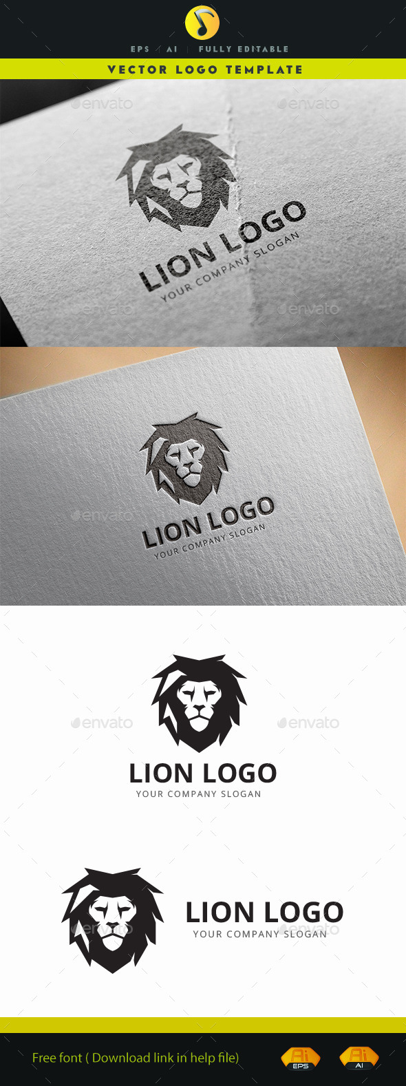Lion Logo - Animals Logo Templates