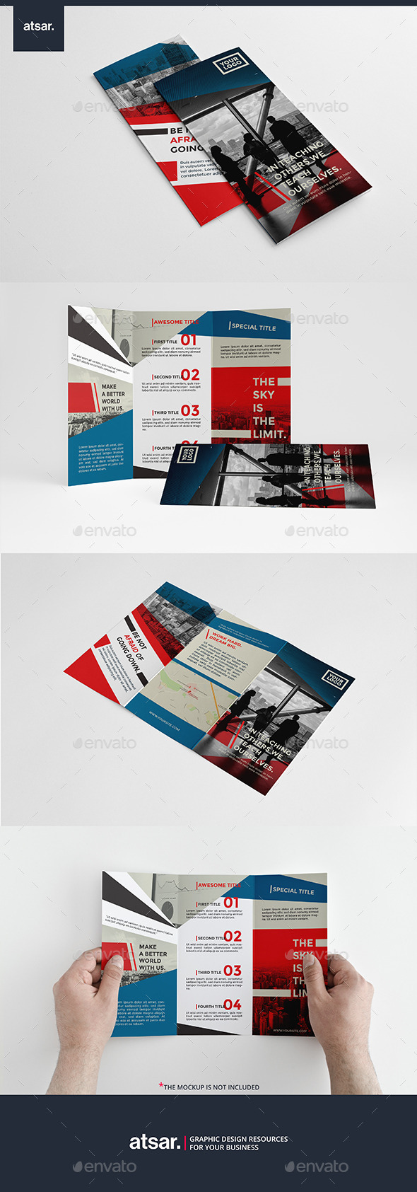 Stylish Modern Trifold - Corporate Brochures
