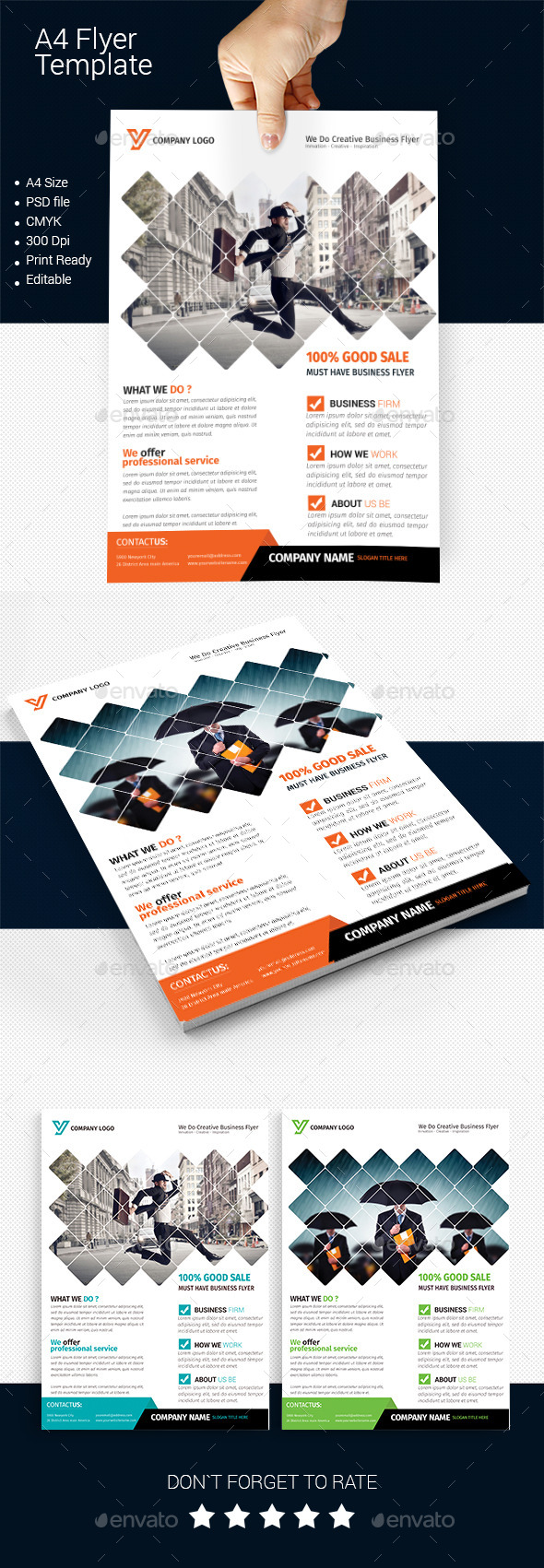 A4 Business Flyer Template 01 - Corporate Flyers