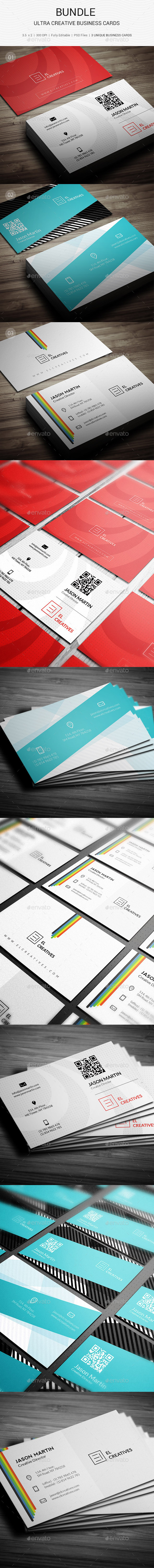 Bundle - Ultra Creative Business Cards - 139 - Creative Business Cards