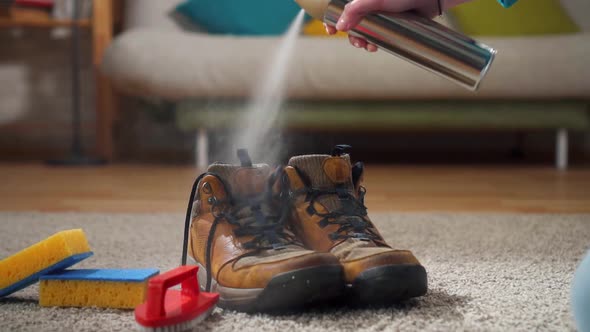 Spraying Shoes Protective Moistureproof Spray Slow Mo alt