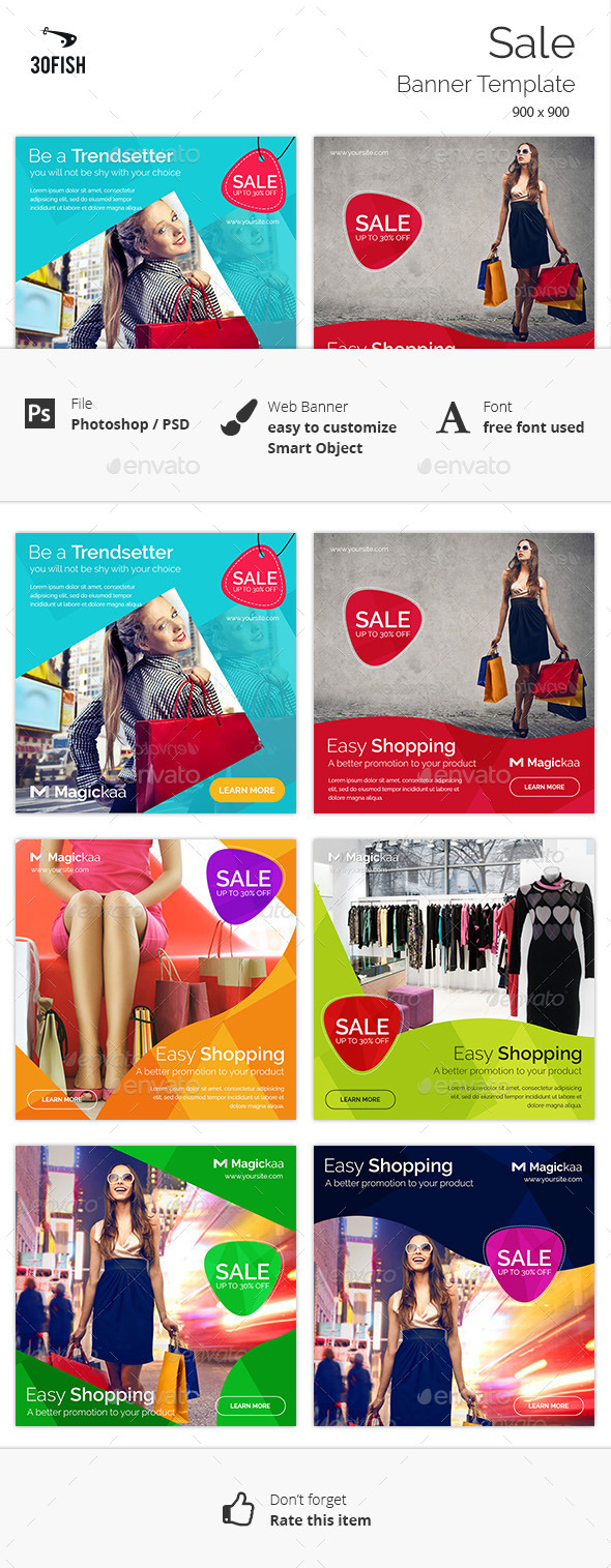 Sale Banner - Banners & Ads Web Elements