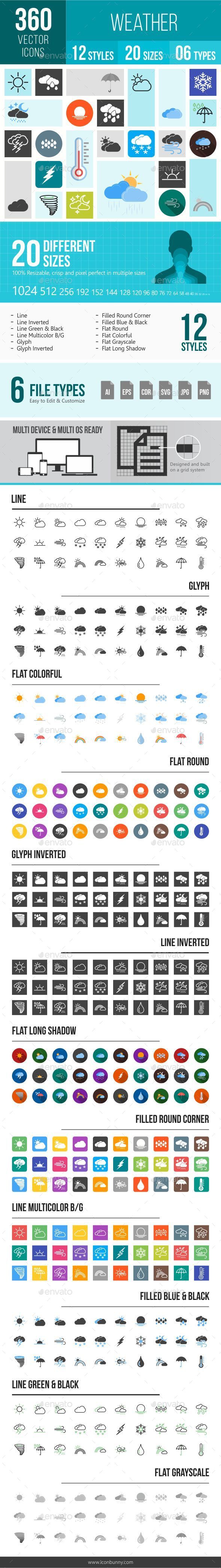 360 Weather Icons - Icons