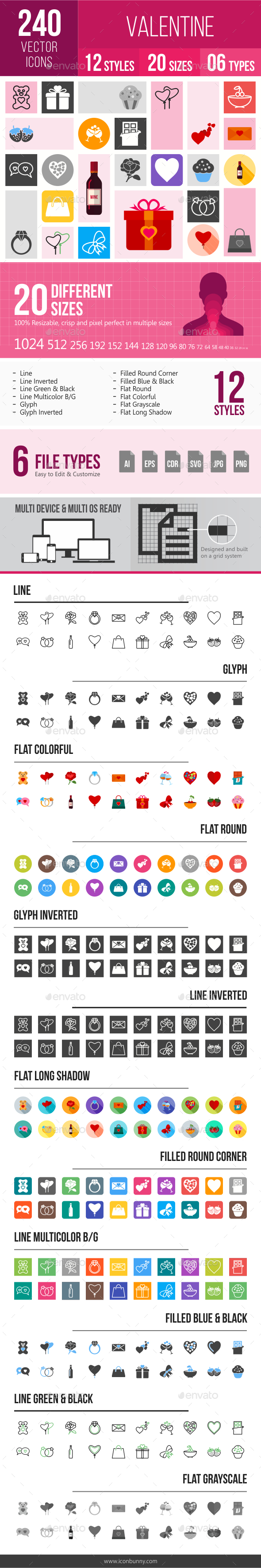 240 Valentine Icons - Icons
