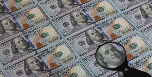 Dollars Under A Magnifying Glass Dollars Under A Magnifying Glass
