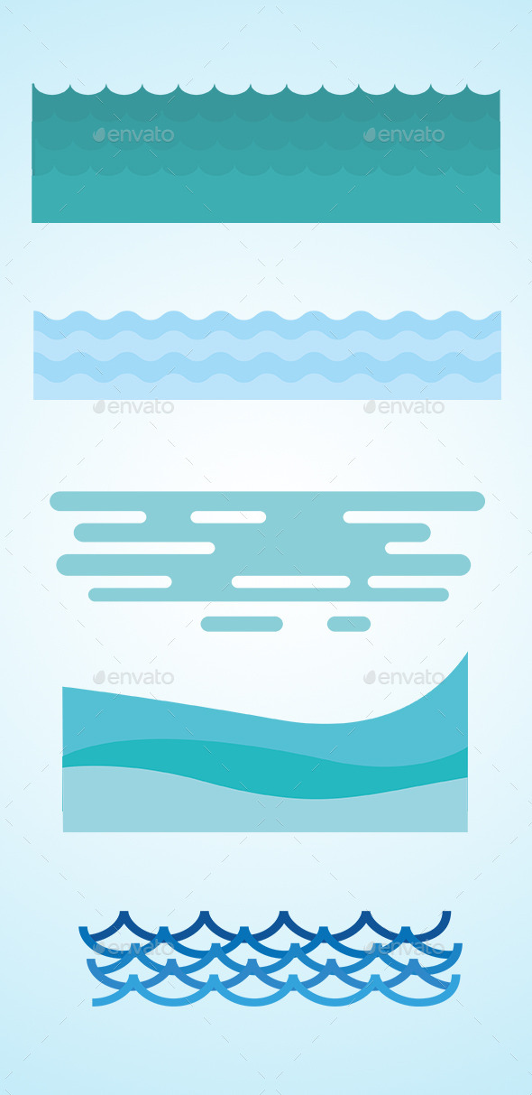 Flat Rivers - Tilesets Game Assets