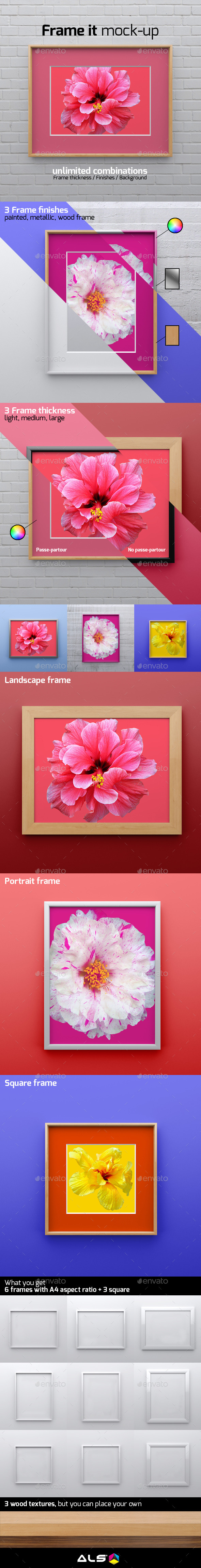 Picture Frame Mock-up - Posters Print