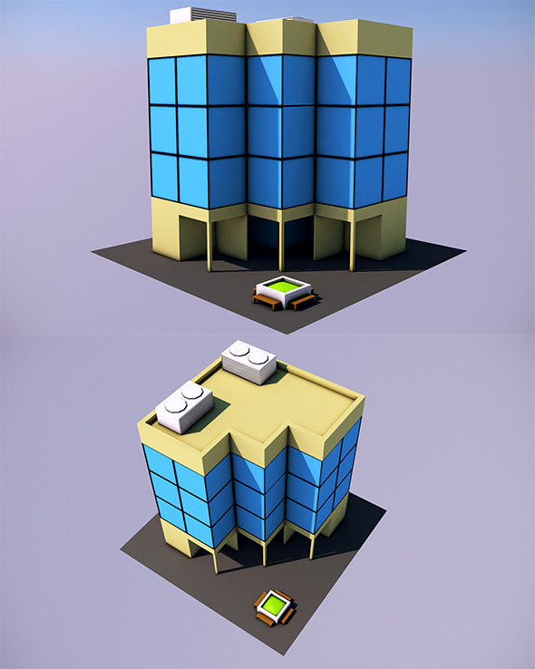 Low Poly Office - 3Docean 12279422