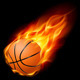 Basketball on Fire by Dvarg | GraphicRiver