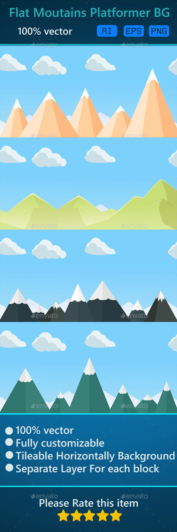 Flat Mountains Backgrounds Flat Mountains Backgrounds