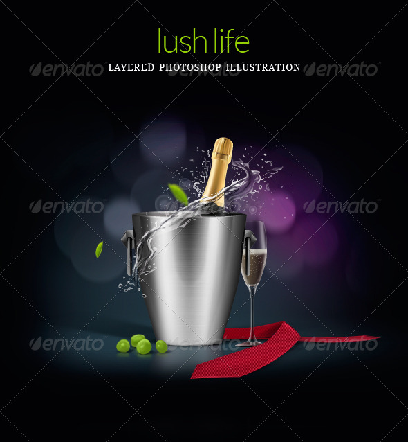Lush Life - Objects Illustrations