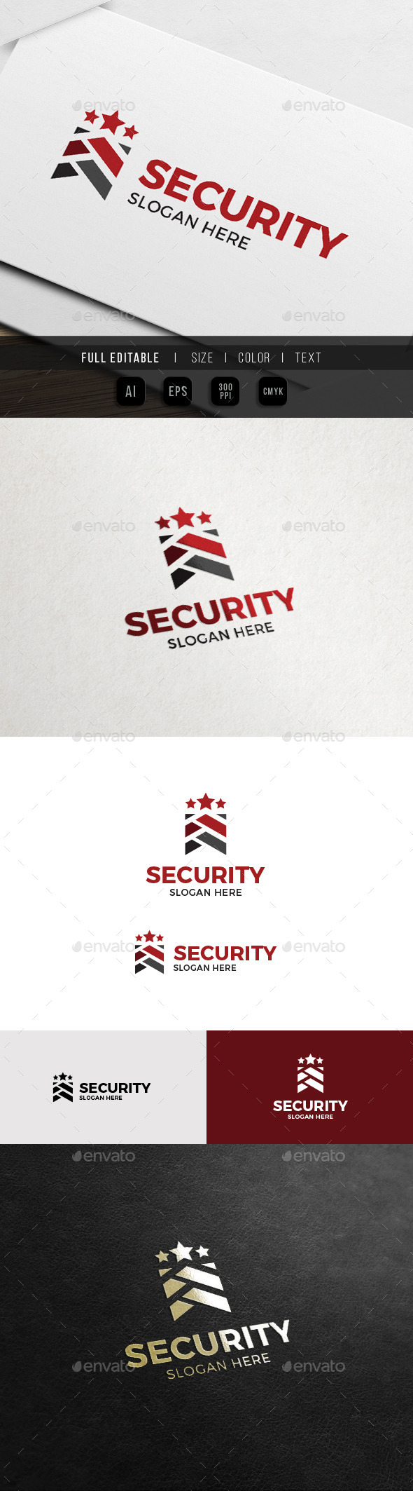 Army Security - Military Service Logo - Symbols Logo Templates