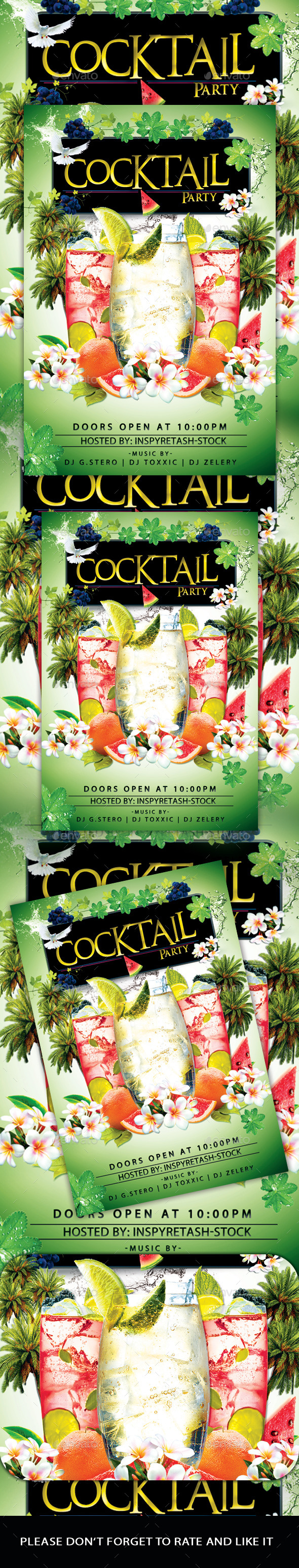 Cocktail Party Flyer - Events Flyers