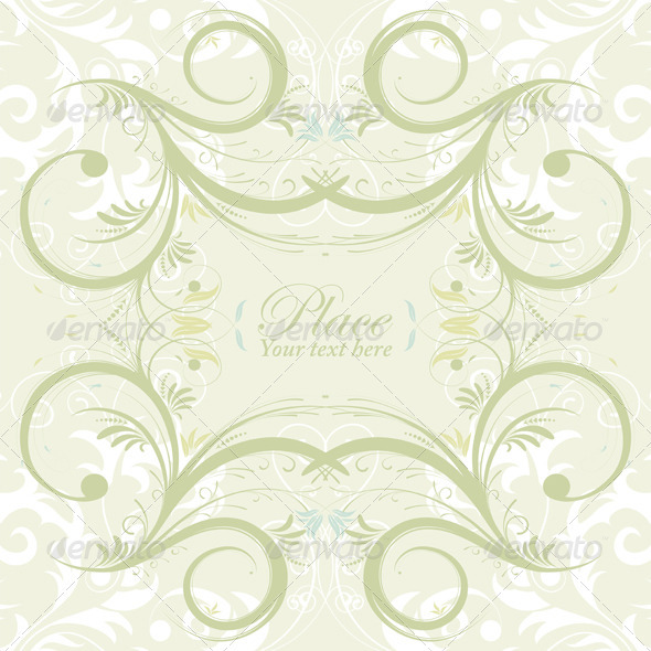 Flower Frame - Borders Decorative
