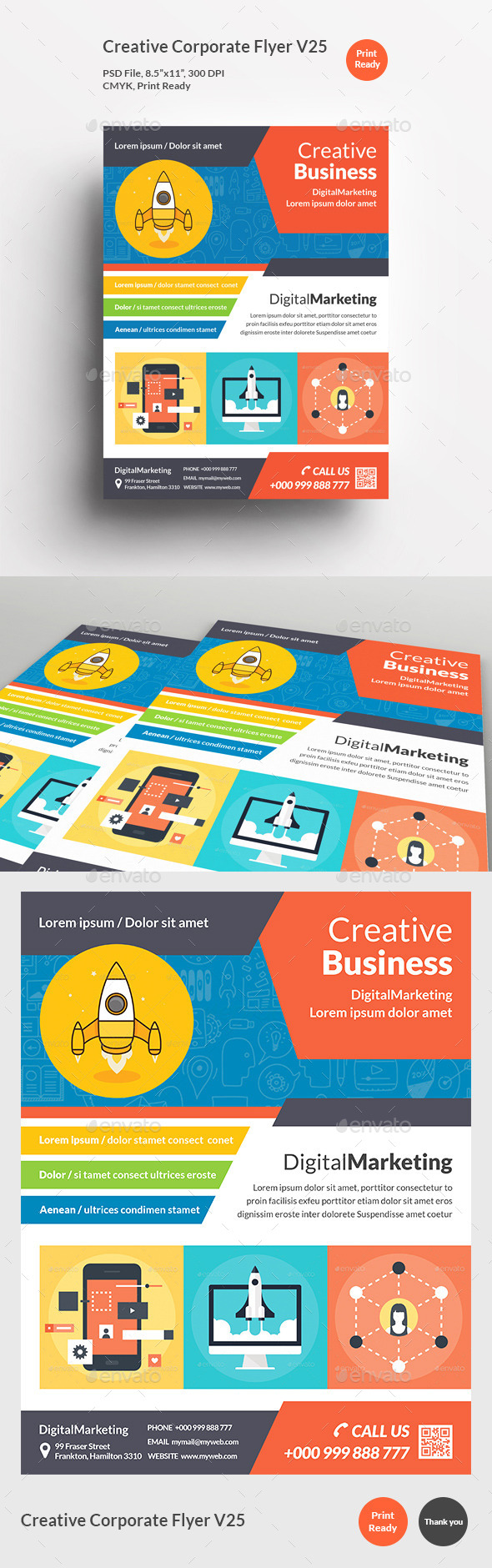 Creative Corporate Flyer V25 - Corporate Flyers