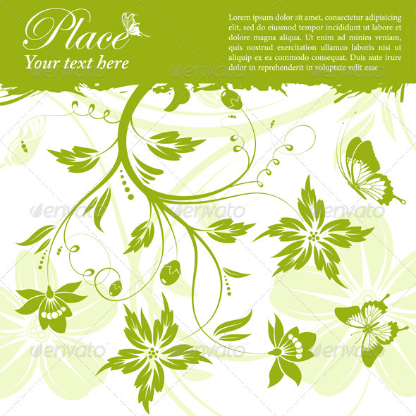 Floral Frame - Borders Decorative