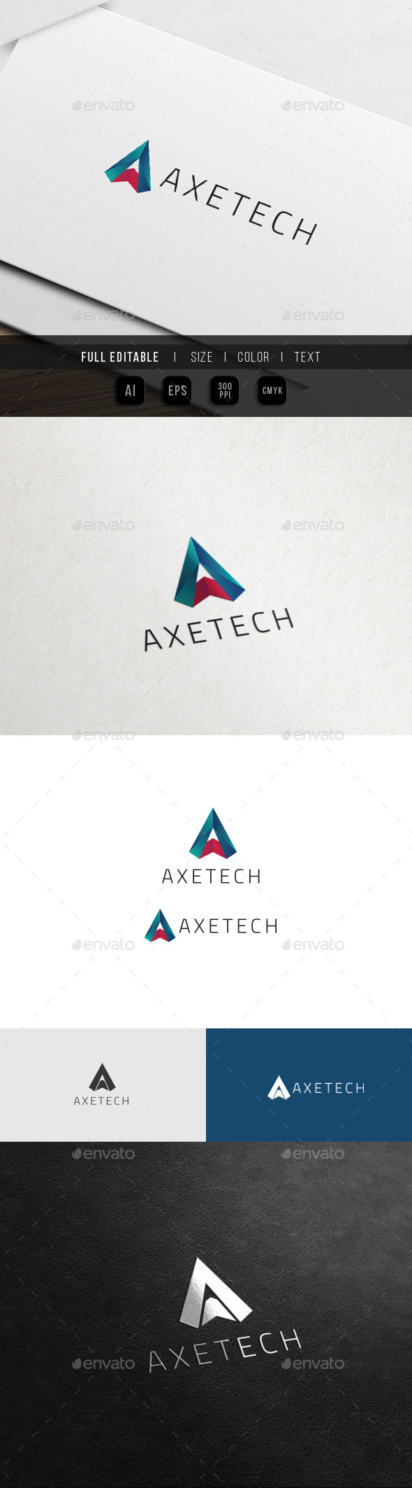A Logo - Multimedia - Agency Studio Logo - Letters Logo Templates