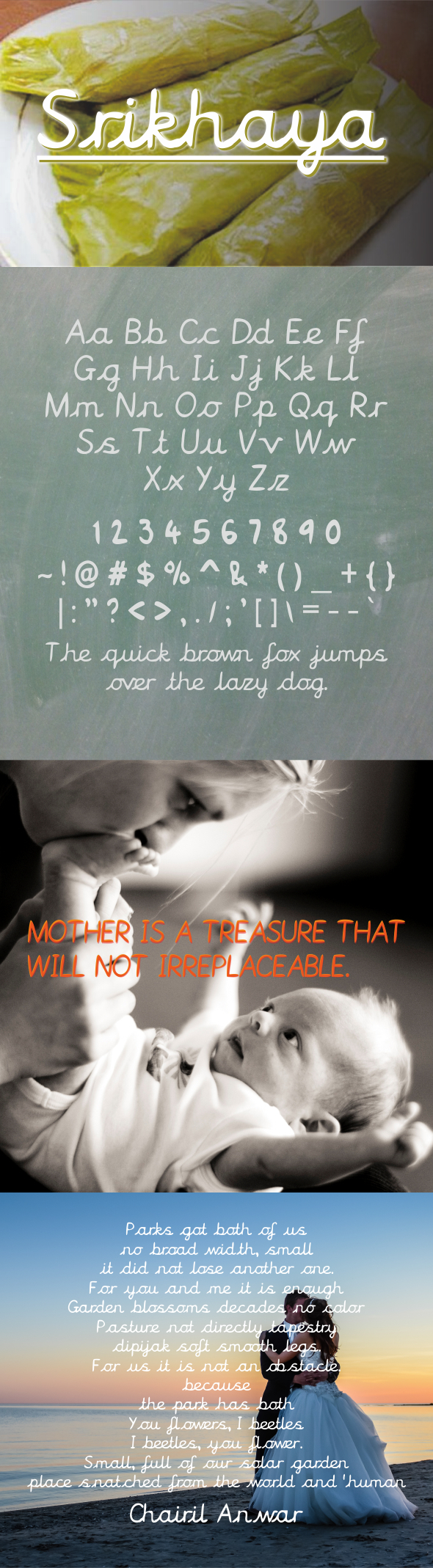 SRIKHAYA - Script Fonts