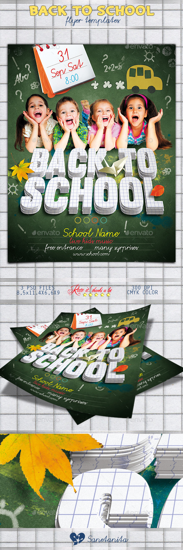 Back to School Flyer 2 - Holidays Events