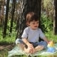 Child Eats In The Trees - VideoHive Item for Sale