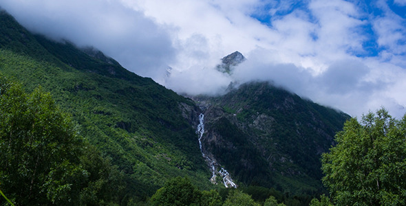 Mountain Waterfall 1 Mountain Waterfall 1