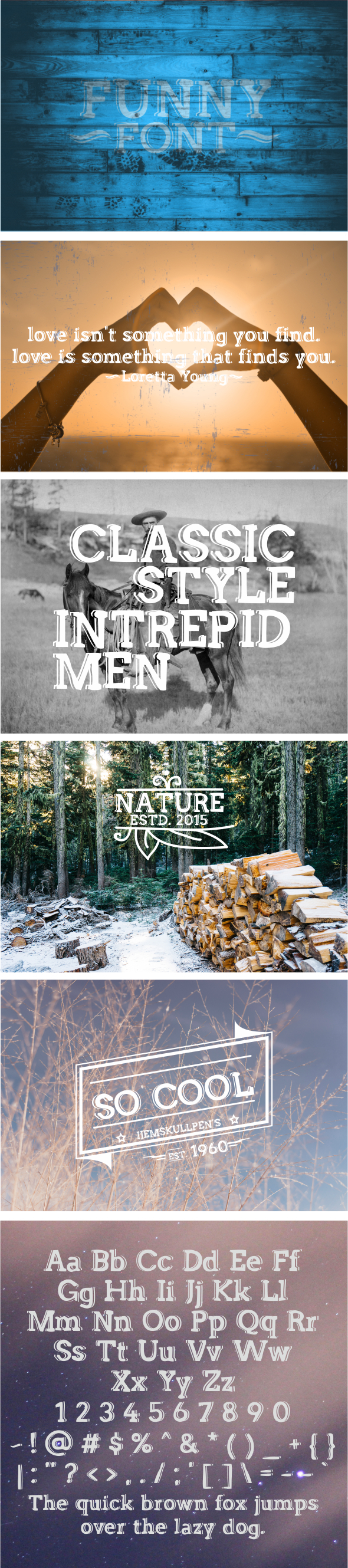 FUNNY FONT - Serif Fonts