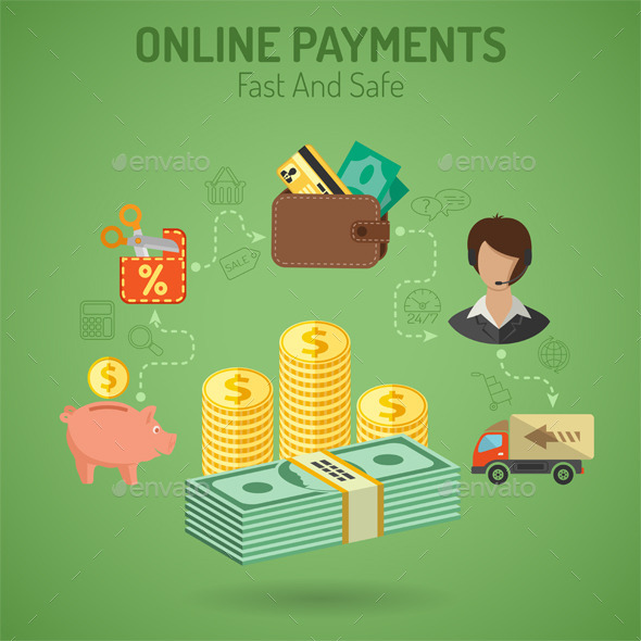 Online Payments Concept - Concepts Business