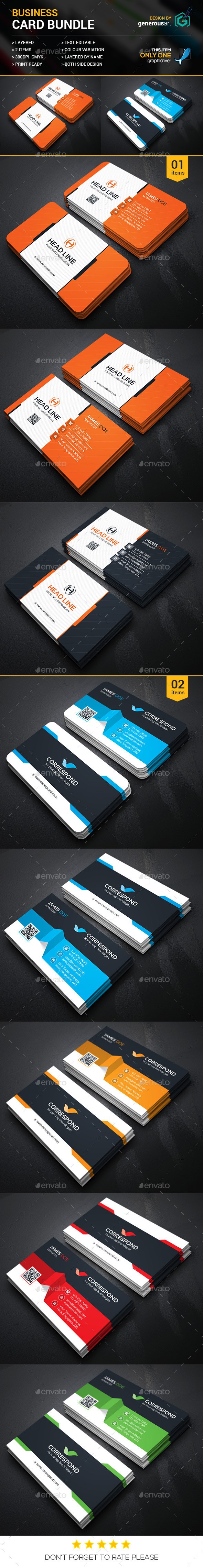 Business Card Bundle 2 in 1 3 Business Card Bundle 2 in 1 3