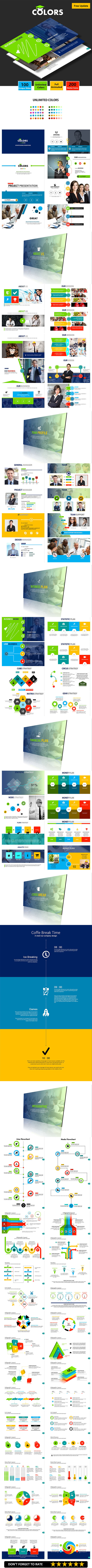 COLORS - Keynote Business Presentation - Business Keynote Templates