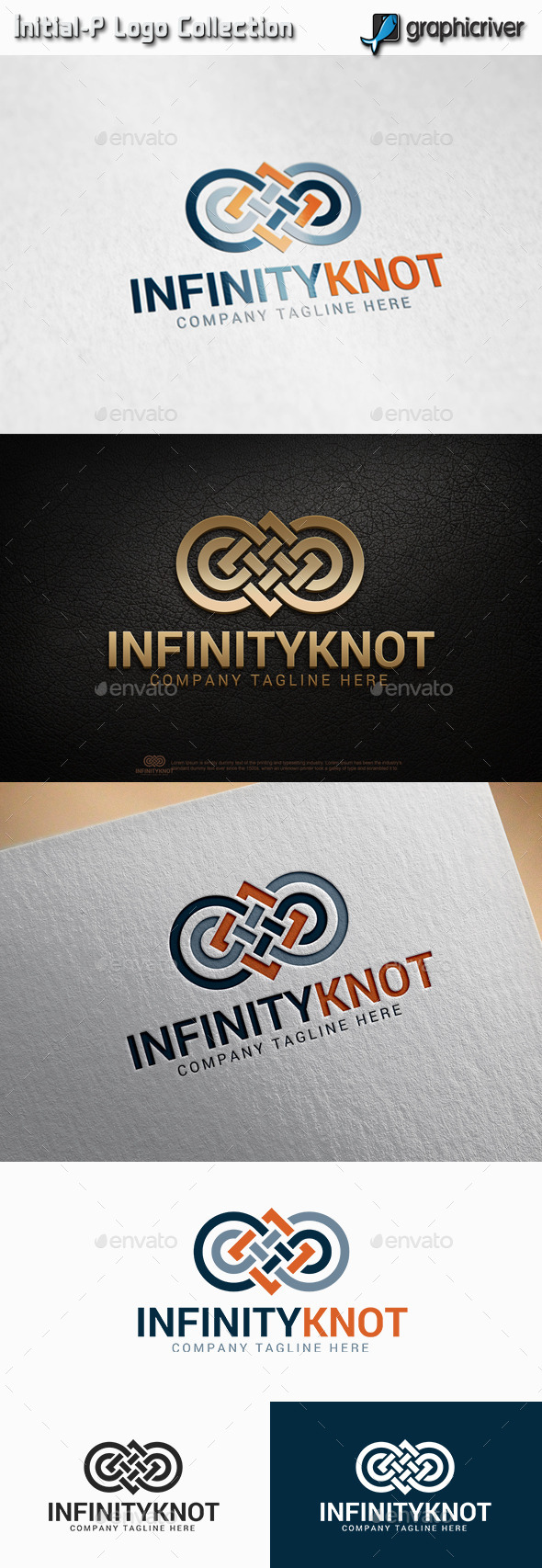 infinity Knot Logo - Abstract Logo Templates