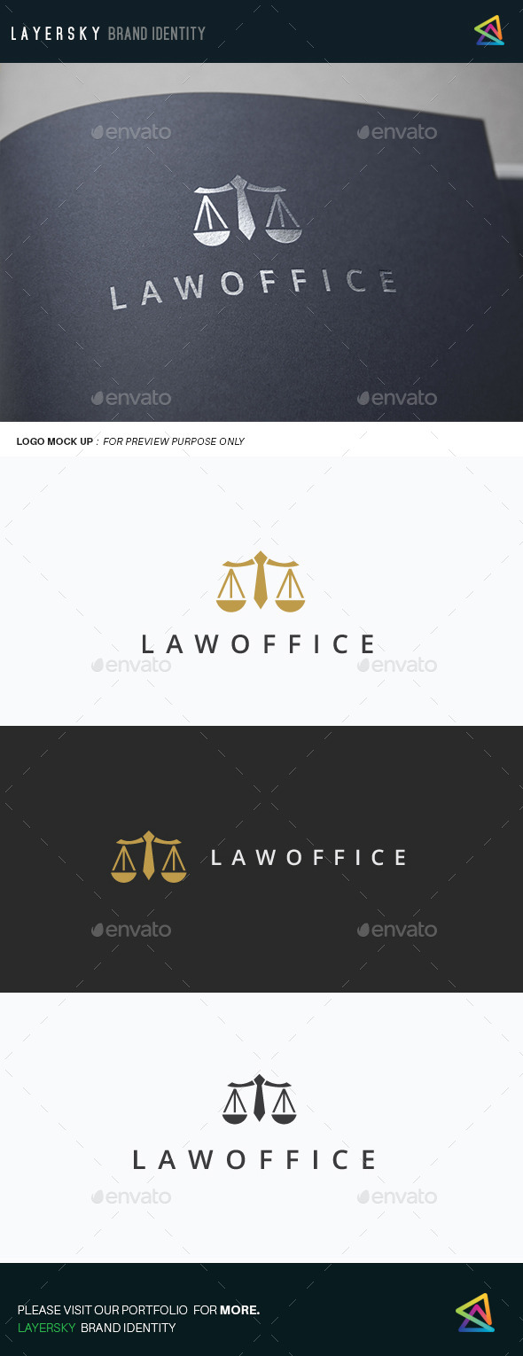 Law Office - Objects Logo Templates