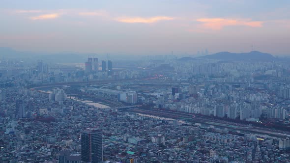 Seoul Yongmasan Mountain Night alt