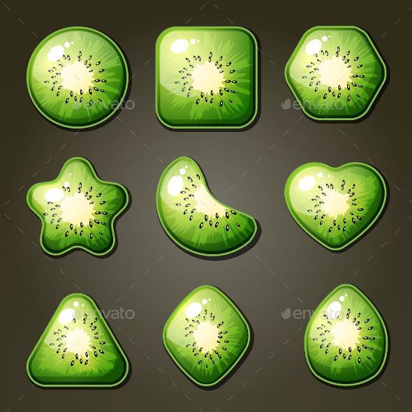 Fruit Candies Kiwi Fruit Candies Kiwi