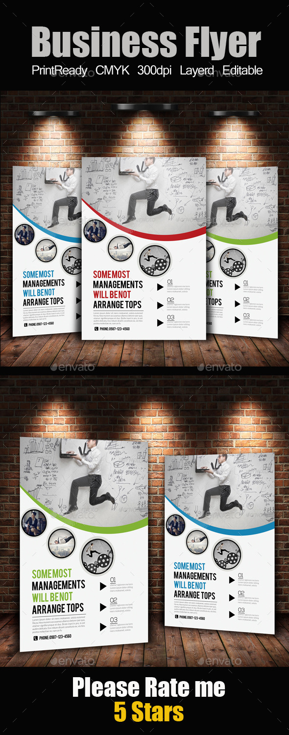 A4 Business Flyer Template - Corporate Flyers