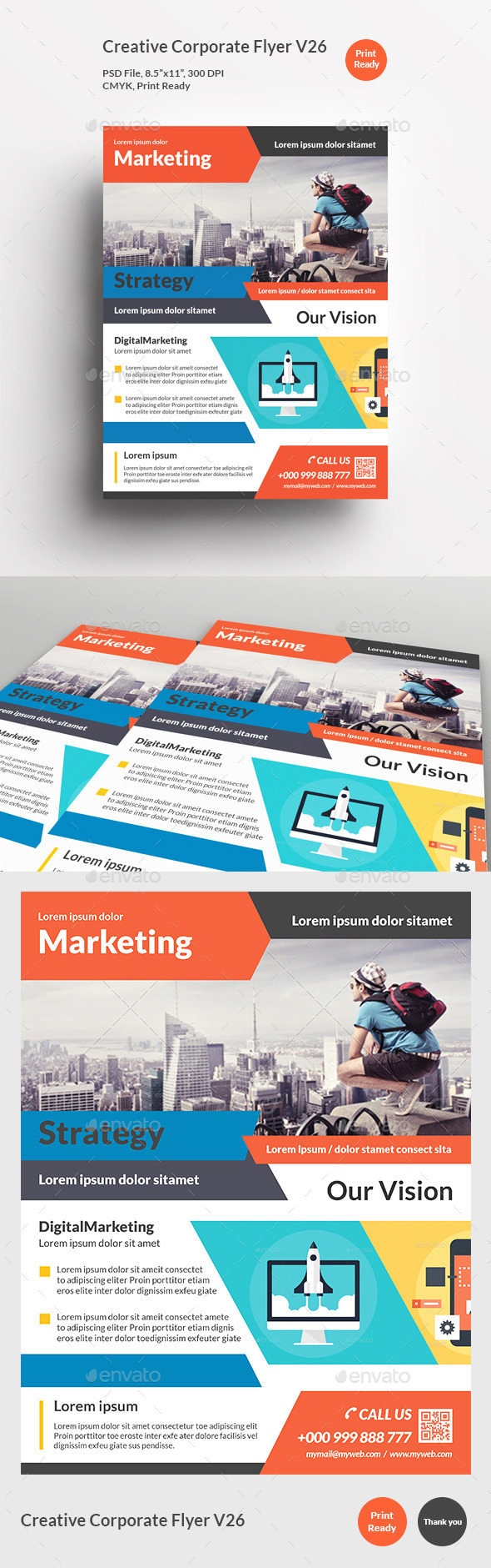 Creative Corporate Flyer V26 - Corporate Flyers
