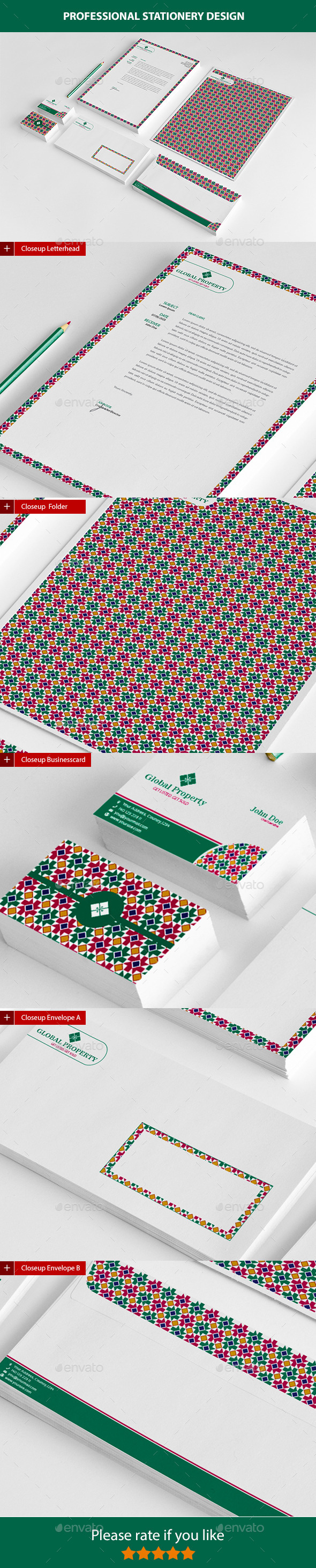 Global Property - Stationery Print Templates
