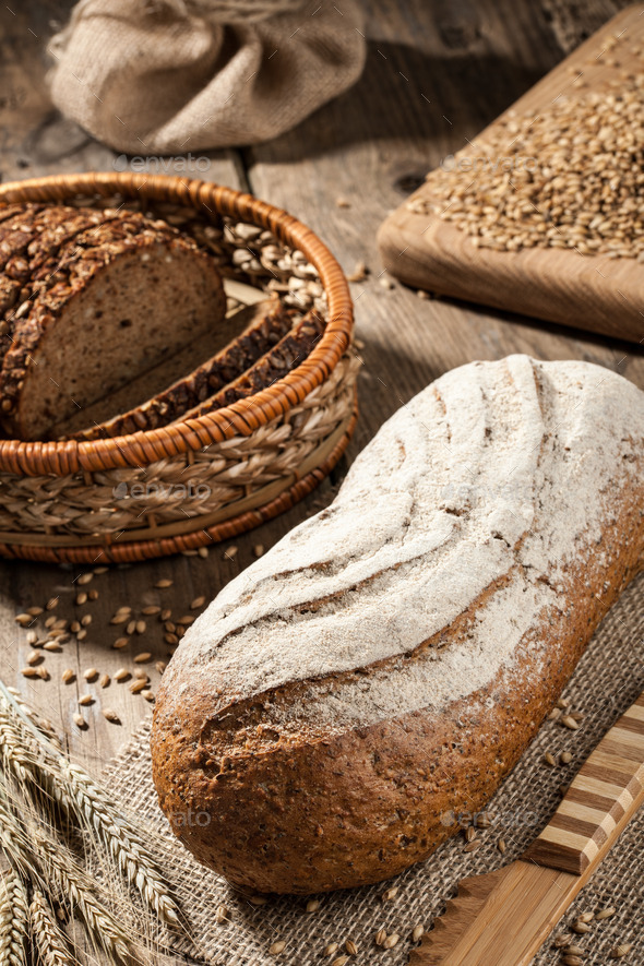 Loaves of rye bread - Stock Photo - Images