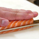 Sushi Chef Cutting a Salmon Steak Japanese Style - VideoHive Item for Sale