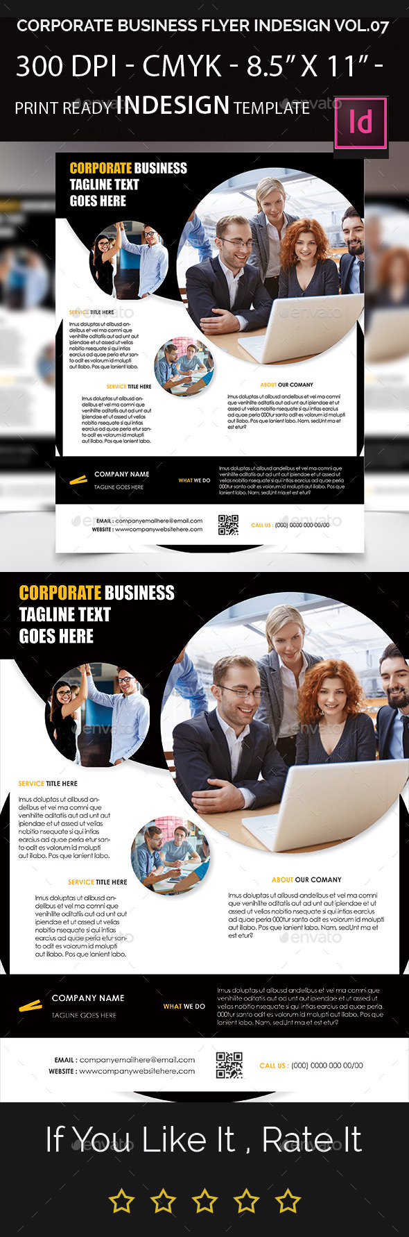 corporate business flyer indesign template by arnabkumar graphicriver indesign flyer business
