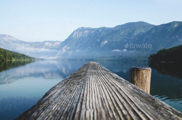 A different view of the Lake Bohinj