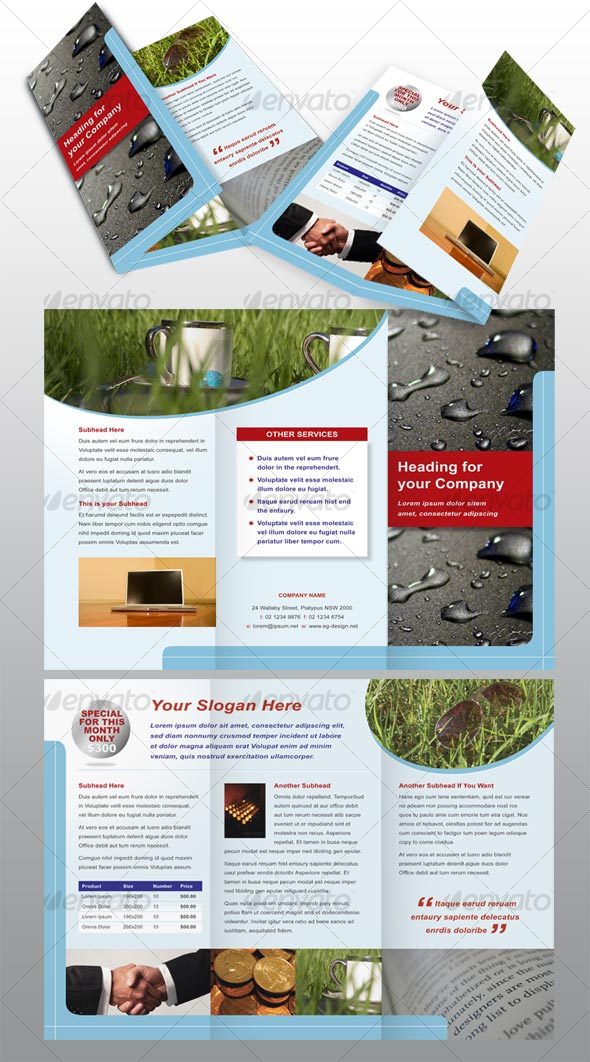 6 page modern brochure - Corporate Brochures