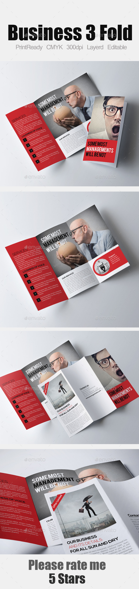 Tri Fold Business Brochure - Corporate Brochures