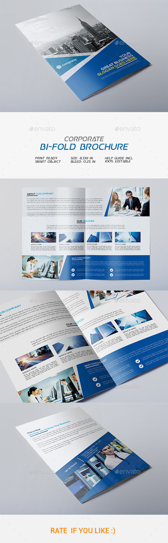 Corporate Bi-fold Brochure