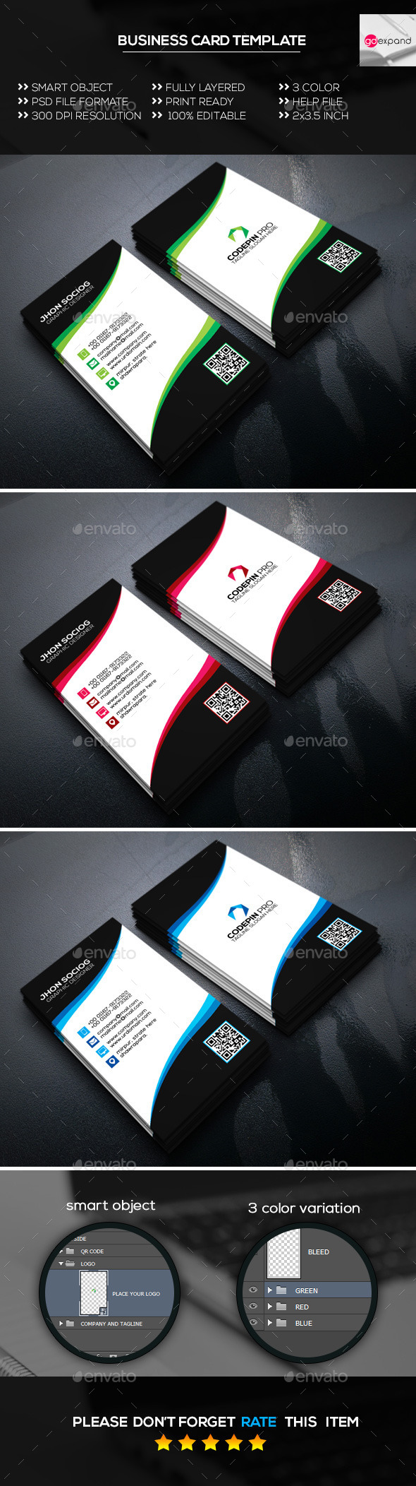 Creative Business Card Template 05 Creative Business Card Template 05