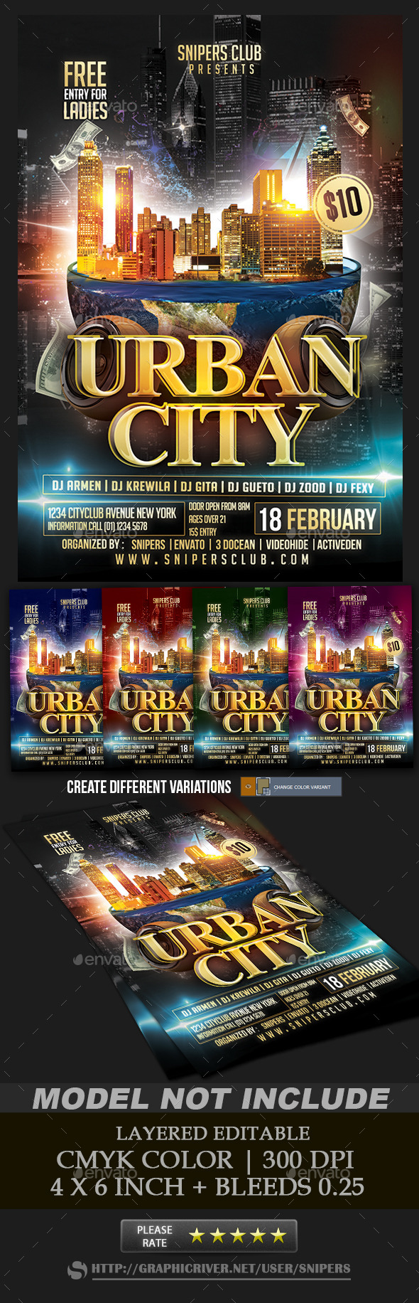 Urban City - Events Flyers