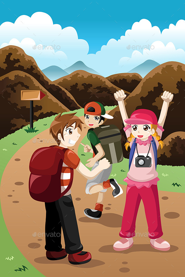 Kids on a Adventure - People Characters