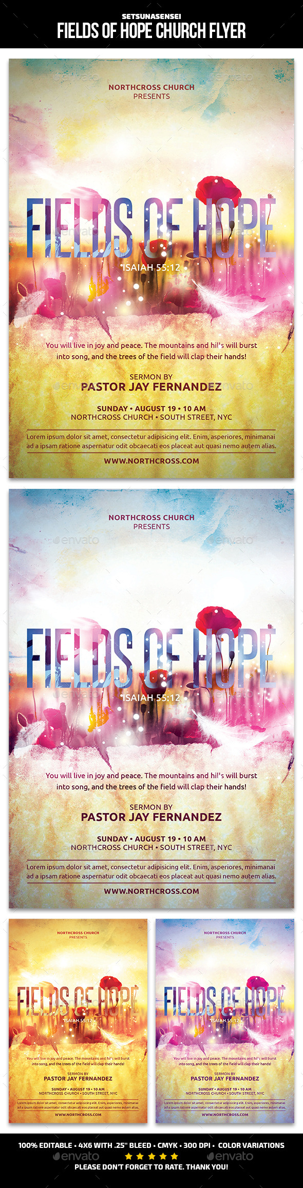Fields of Hope Church Flyer Fields of Hope Church Flyer