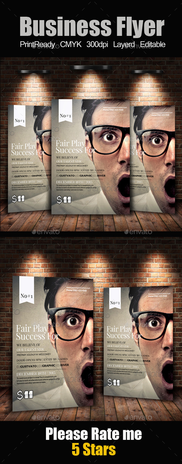 A4 Business Flyer Template - Corporate Flyers